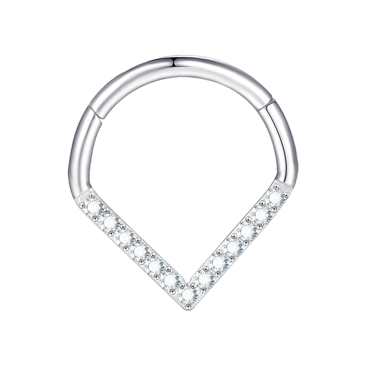 Septum - Starlight V (16G) (G23 Titanium) - Wolf Moon