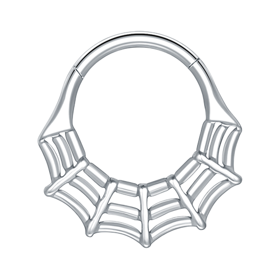 Septum - Spiderweb (16G) (G23 Titanium) - Wolf Moon