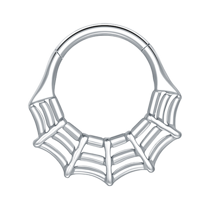 Septum - Spiderweb (16G) (G23 Titanium) - Wolf Moon
