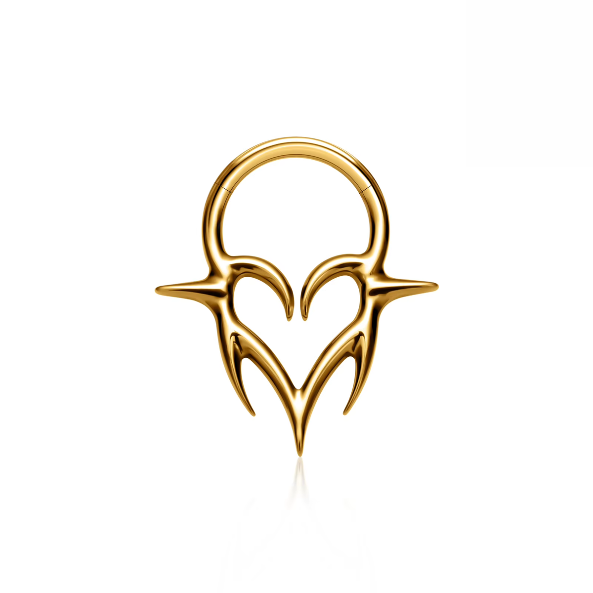 Septum - Thorned Heart 16G (F136 Titanium) (PVD)