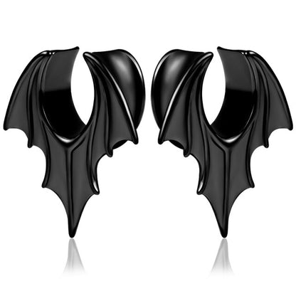 Plug - Bat Wing Saddle (Stainless Steel) - Wolf Moon