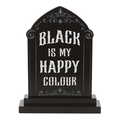 Sign - Tombstone: Black is My Happy Colour - Wolf Moon