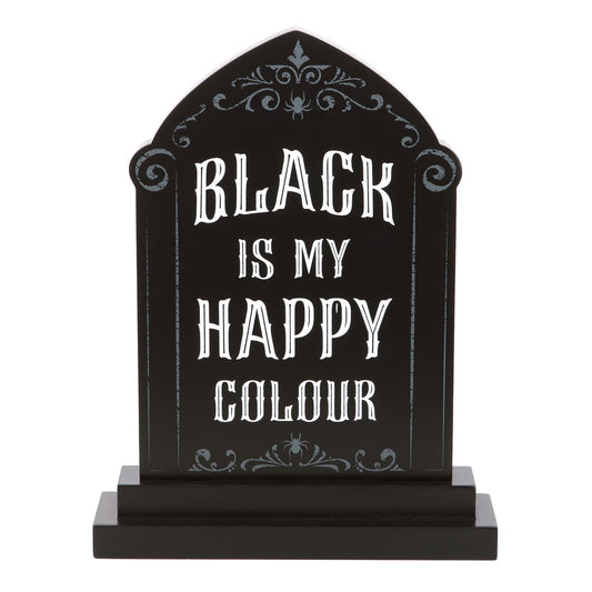 Sign - Tombstone: Black is My Happy Colour - Wolf Moon