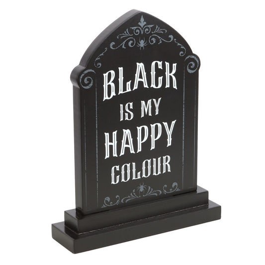 Sign - Tombstone: Black is My Happy Colour - Wolf Moon