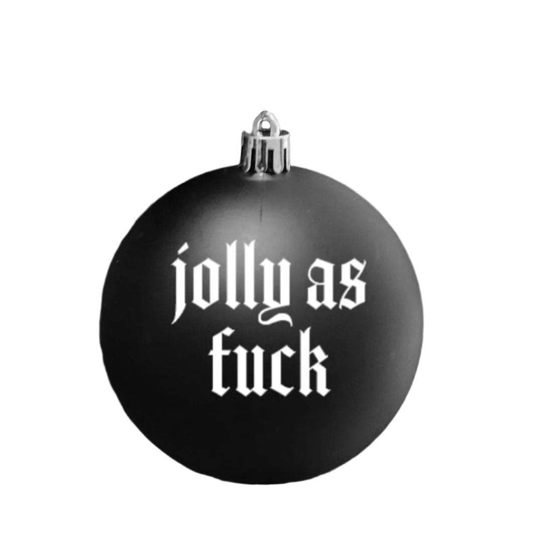 Ornament - Jolly As F - Wolf Moon