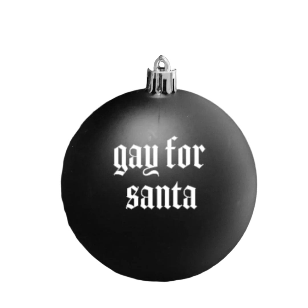 Ornament - Gay For Santa - Wolf Moon