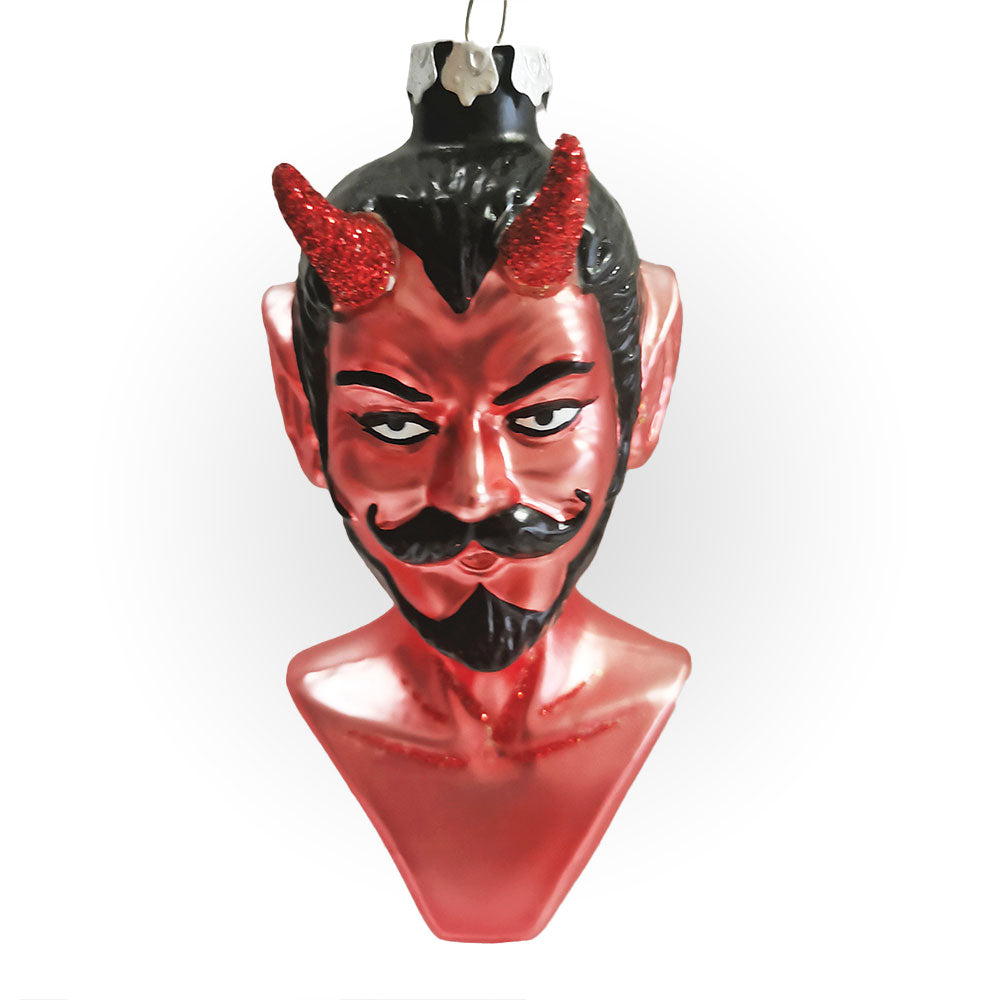 Ornament - Devil Head (Glass) - Wolf Moon