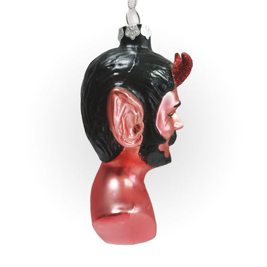 Ornament - Devil Head (Glass) - Wolf Moon