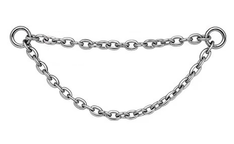 Nose Chains (Titanium)