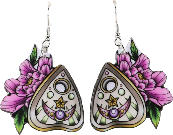 Acrylic Earrings – Collection II - Wolf Moon