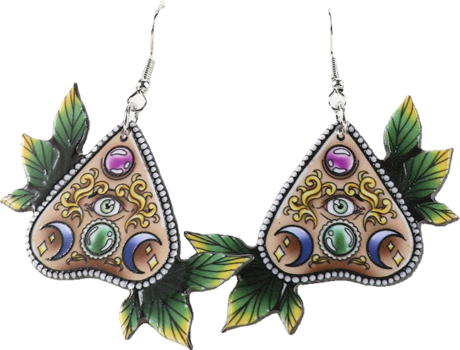 Acrylic Earrings – Collection II - Wolf Moon