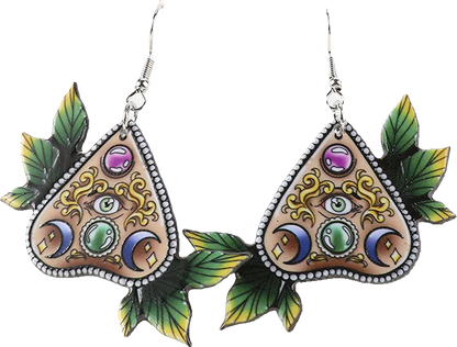 Acrylic Earrings – Collection II - Wolf Moon