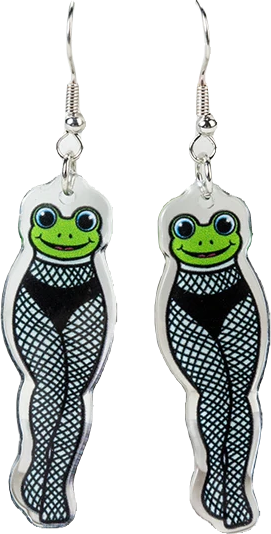 Acrylic Earrings – Collection II - Wolf Moon