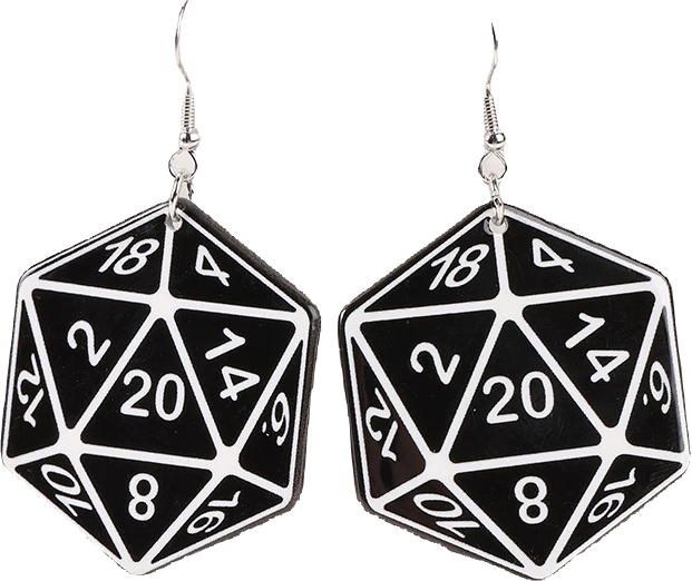 Acrylic Earrings – Collection II - Wolf Moon
