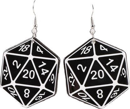 Acrylic Earrings – Collection II - Wolf Moon