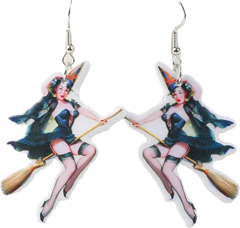 Acrylic Earrings – Collection II - Wolf Moon
