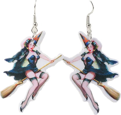 Acrylic Earrings – Collection II - Wolf Moon