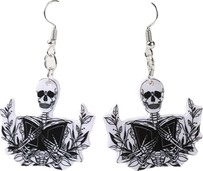 Acrylic Earrings – Collection II - Wolf Moon