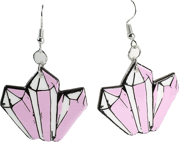 Acrylic Earrings – Collection II - Wolf Moon