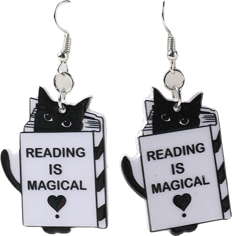 Acrylic Earrings – Collection II - Wolf Moon