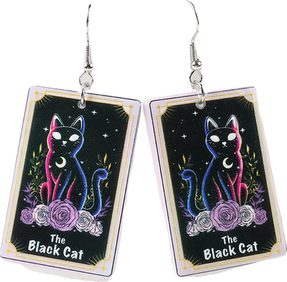 Acrylic Earrings – Collection II - Wolf Moon