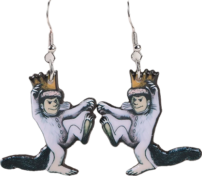 Acrylic Earrings – Collection II - Wolf Moon