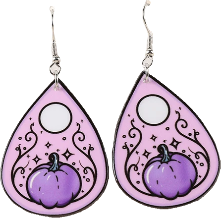 Acrylic Earrings – Collection II - Wolf Moon