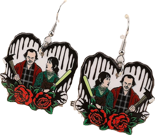 Acrylic Earrings – Collection II - Wolf Moon