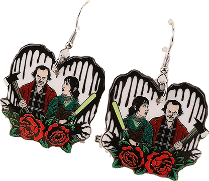 Acrylic Earrings – Collection II - Wolf Moon