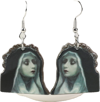 Acrylic Earrings – Collection II - Wolf Moon