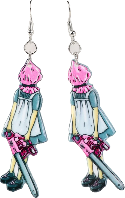 Acrylic Earrings – Collection II - Wolf Moon