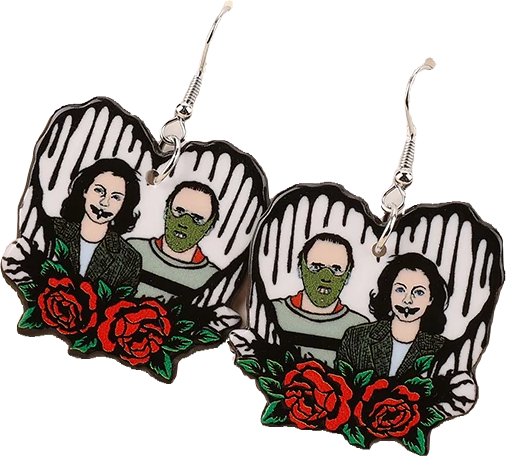 Acrylic Earrings – Collection II - Wolf Moon