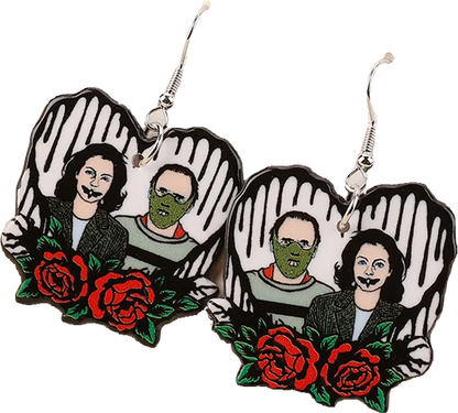 Acrylic Earrings – Collection II - Wolf Moon