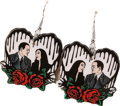 Acrylic Earrings – Collection II - Wolf Moon