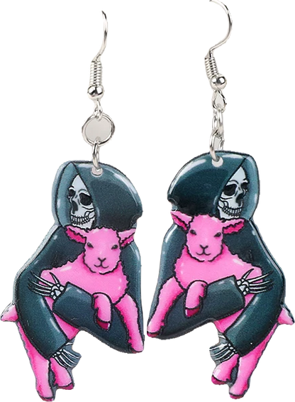 Acrylic Earrings – Collection II - Wolf Moon