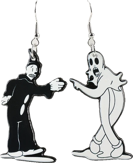 Acrylic Earrings – Collection II - Wolf Moon