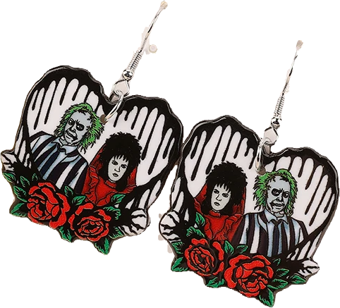 Acrylic Earrings – Collection II - Wolf Moon