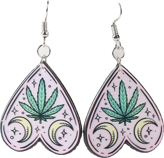 Acrylic Earrings – Collection II - Wolf Moon