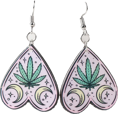 Acrylic Earrings – Collection II - Wolf Moon