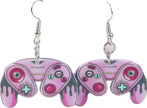 Acrylic Earrings – Collection II - Wolf Moon