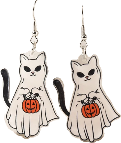 Acrylic Earrings – Collection II - Wolf Moon