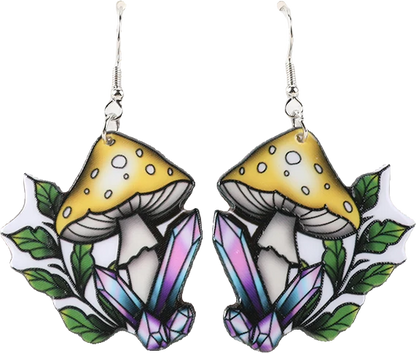 Acrylic Earrings – Collection II - Wolf Moon