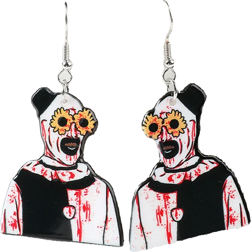 Acrylic Earrings – Collection II - Wolf Moon