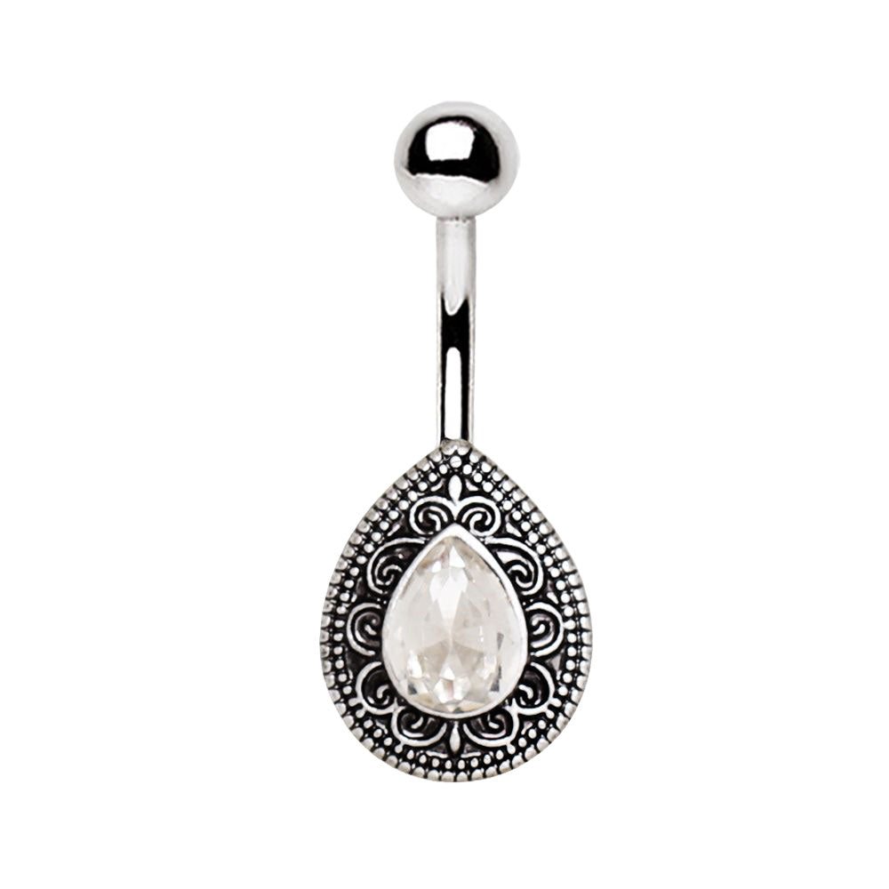 Naval - Ornate Teardrop (316L Stainless Steel)