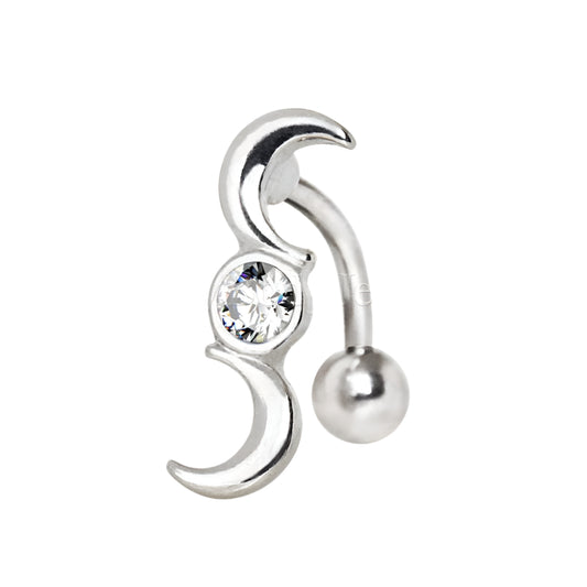 Navel - Moon Phases (316L Stainless Steel)