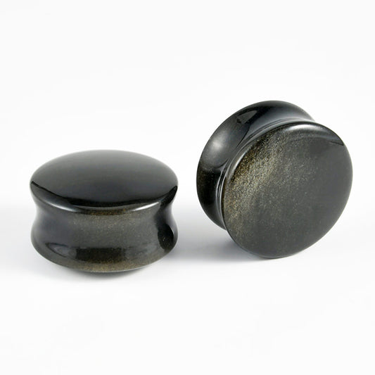 Plugs - Obsidian - Wolf Moon