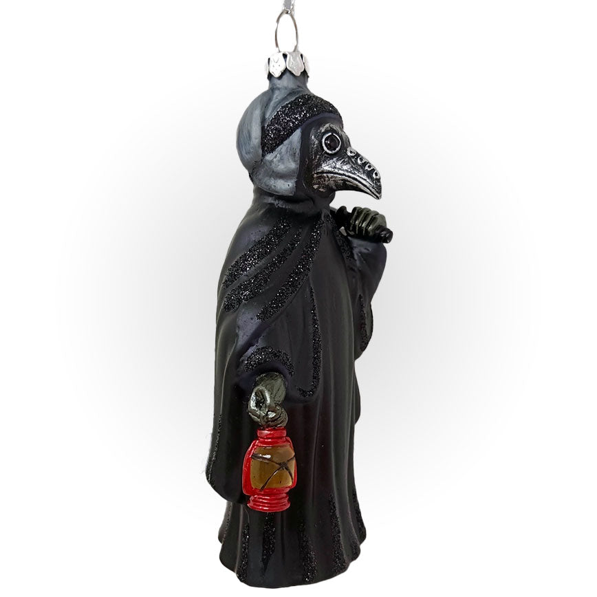 Christmas Ornament - Plague Doctor (Glass) - Wolf Moon