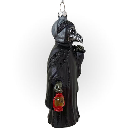 Christmas Ornament - Plague Doctor (Glass) - Wolf Moon
