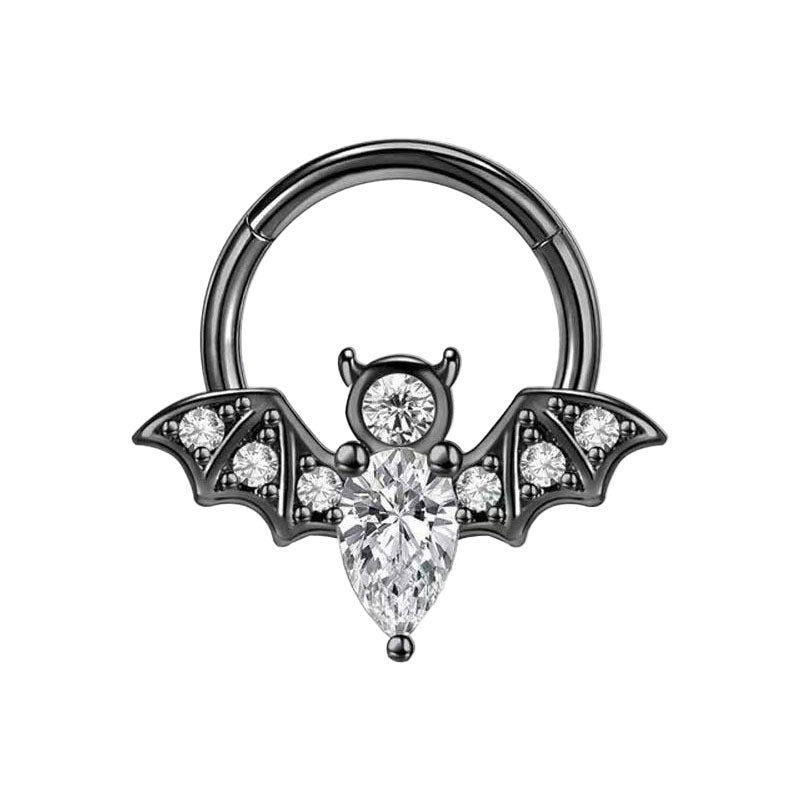 Septum - Bat Clicker (16g) (Stainless Steel) - Wolf Moon