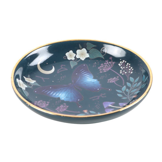 Trinket Dish - Moth Round